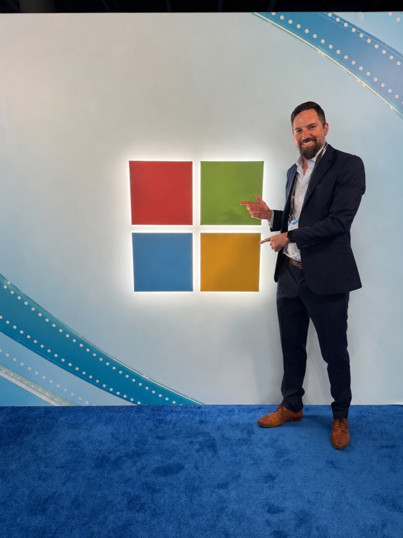 Matt Barron at a Microsoft event